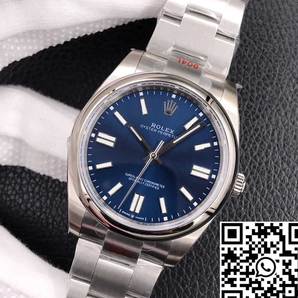 Perpetual Dial Factory Rolex EW Blue Oyster M124300-0003 41MM 0212